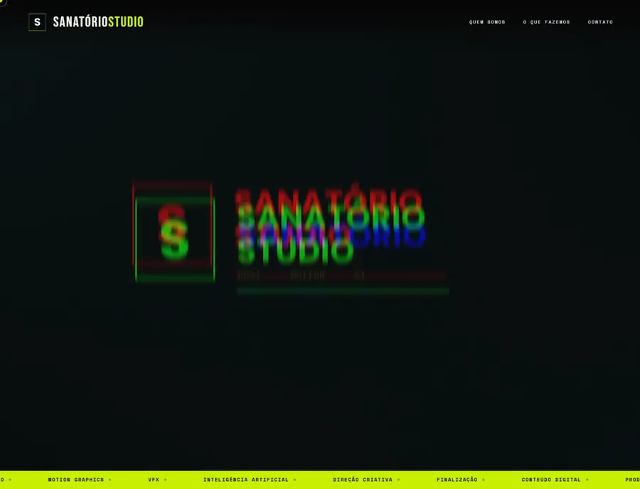 Print do projeto Sanatório Studio.